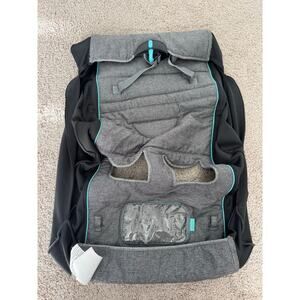 Munchkin Brica GoShop Shopping Cart Cover Gray Teal Baby Seat Cover